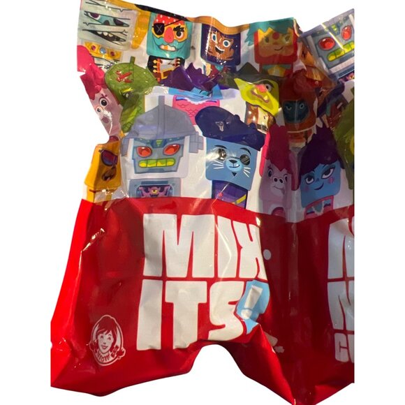 Wendy's Mix Its Character Kids Meal Toy Mix Match Set #1 New Sealed - Picture 2 of 4